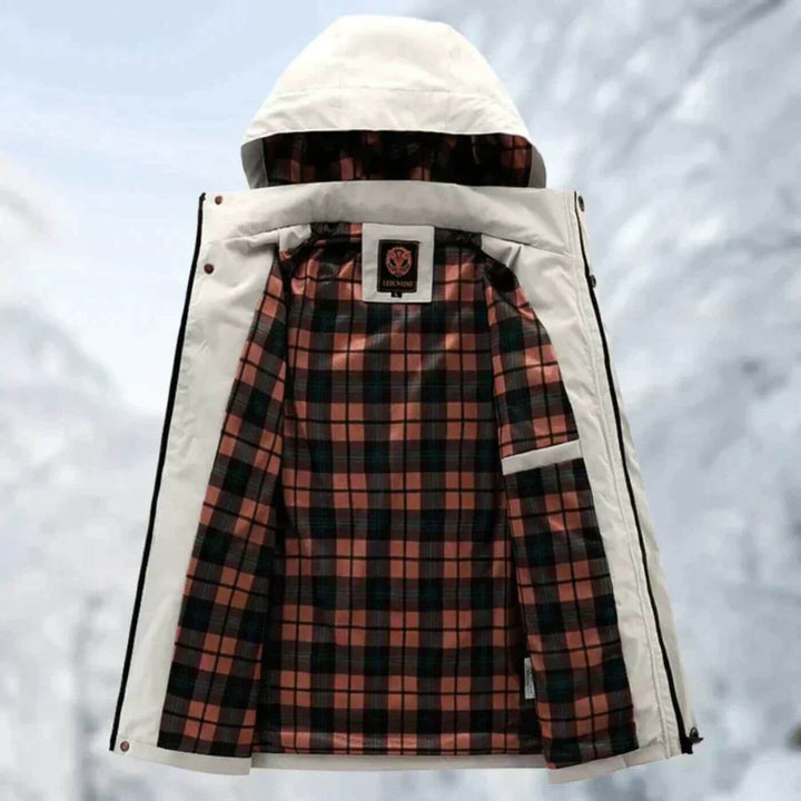 Men's Waterproof Outdoor Jacket with Removable Hood