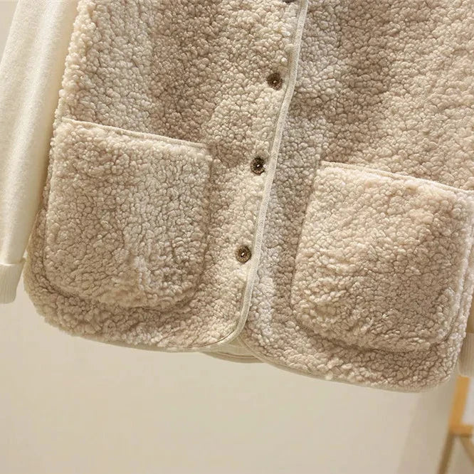 Teddy Fleece Cardigan for Women