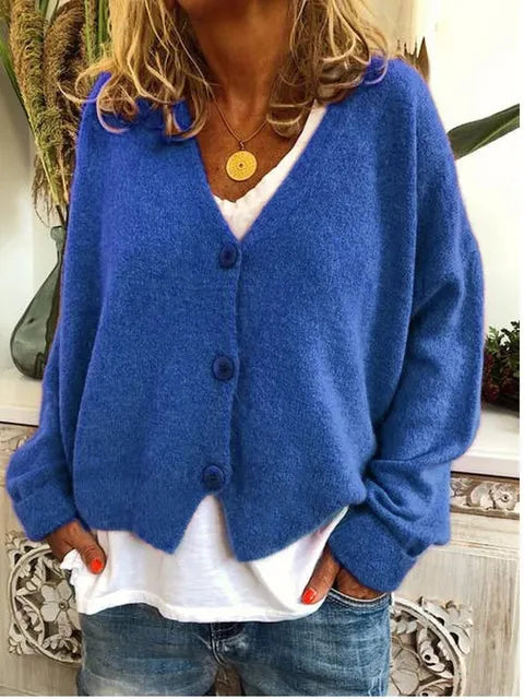 Elsie | Soft Knit V-Neck Cardigan