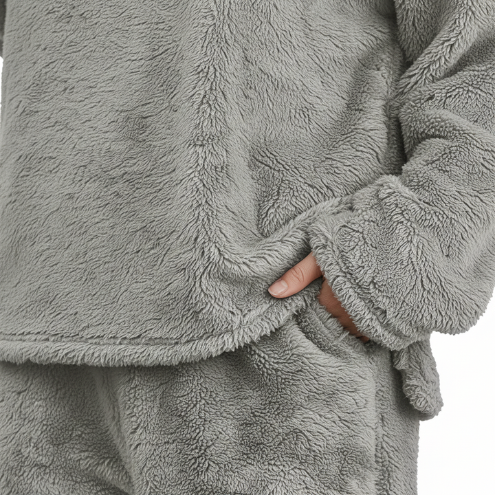 Women's Teddy Fleece Loungewear Set with Hood