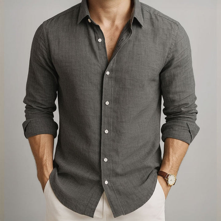 Casual Button Up Linen Shirt