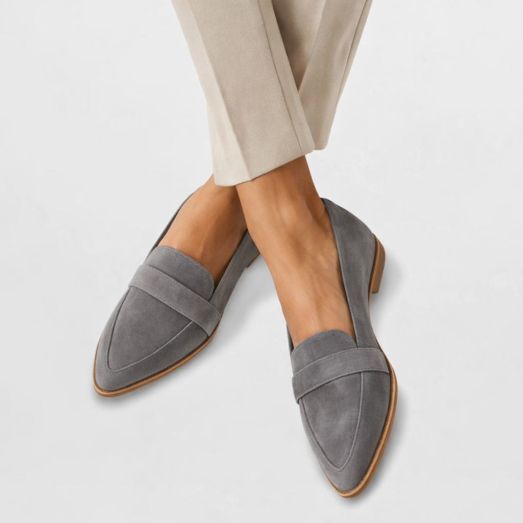 Amelia | Classic Slip-On Suede Loafers