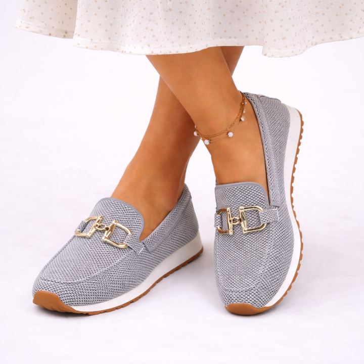 Evie | Lightweight Chain Detail Loafers