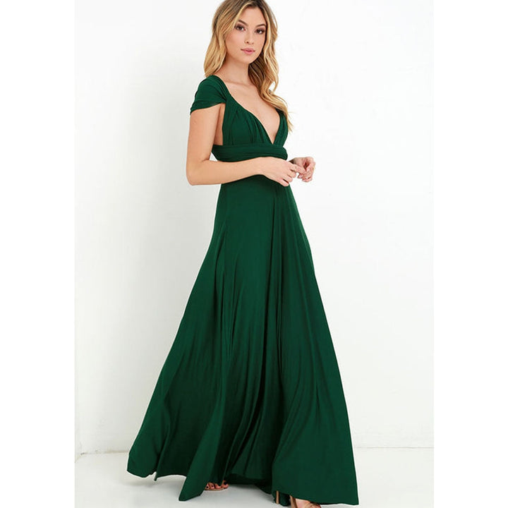Olivia | Halter Neck Evening Maxi Dress