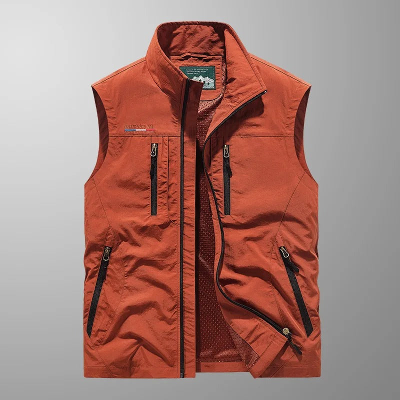 Mens Lightweight Zip Vest