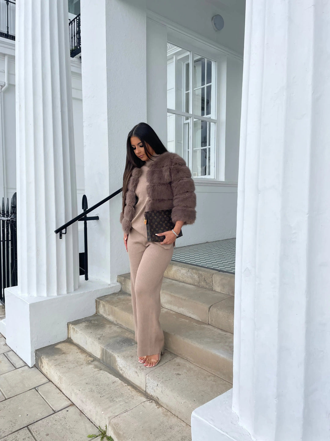 Selene | Luxe Faux Fur Cropped Jacket