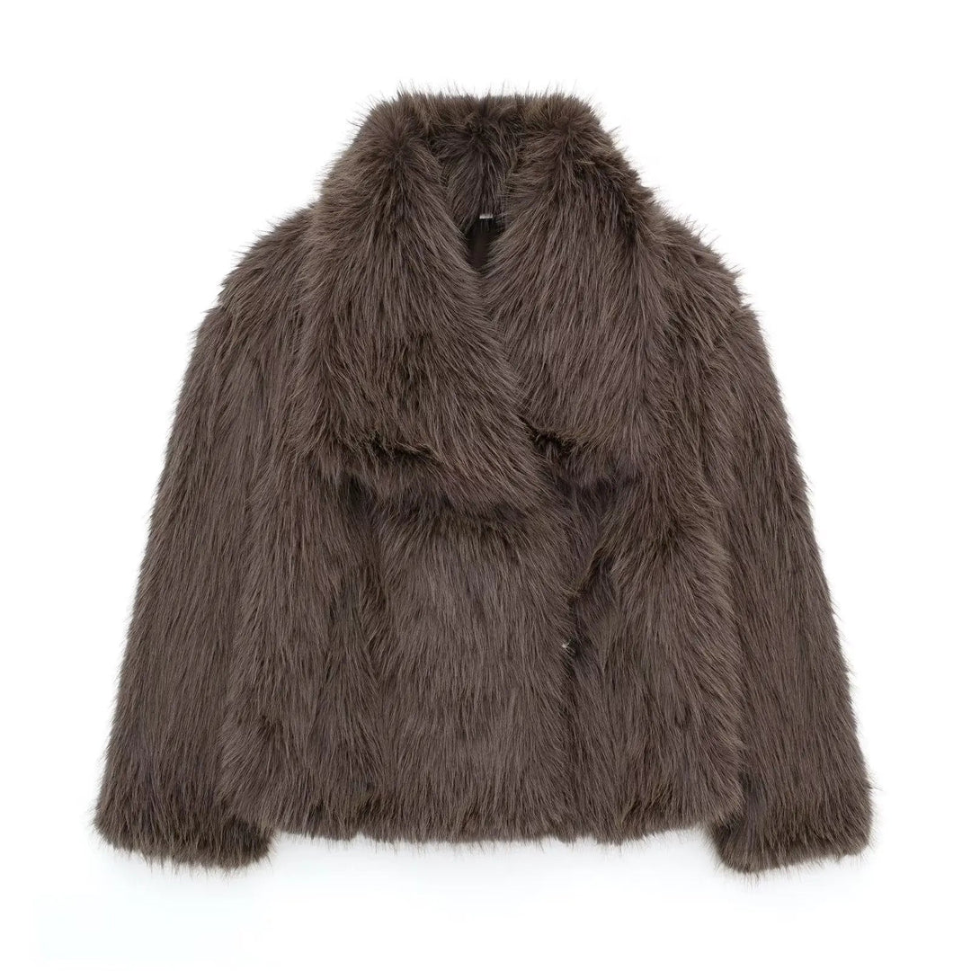 Isabella | Luxe Faux Fur Cropped Jacket