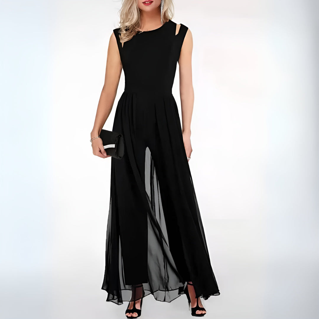 Victoria | Formal Sleeveless Evening Jumpsuit