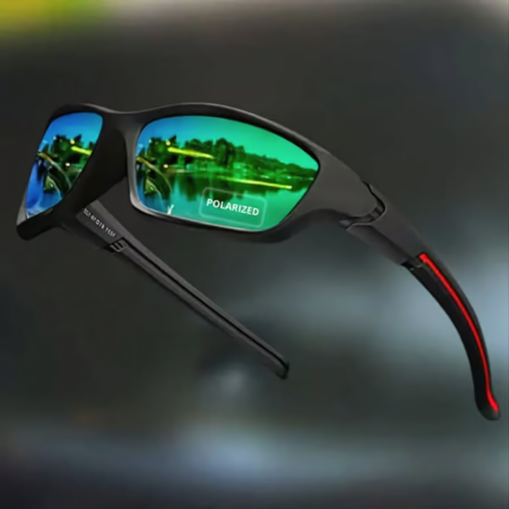 Sport Wrap Sunglasses with Mirrored Lens