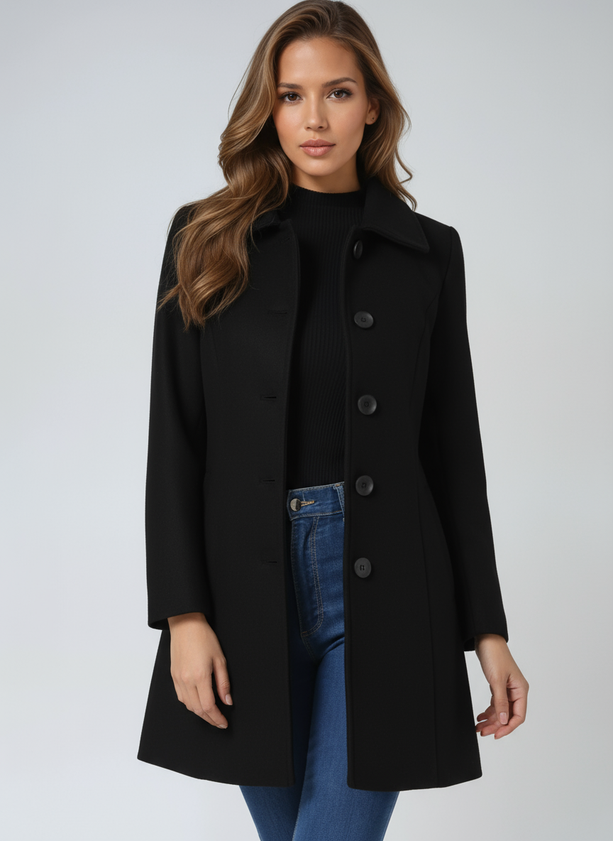 Sophia | Single Breasted Long sleeve Trench Coat