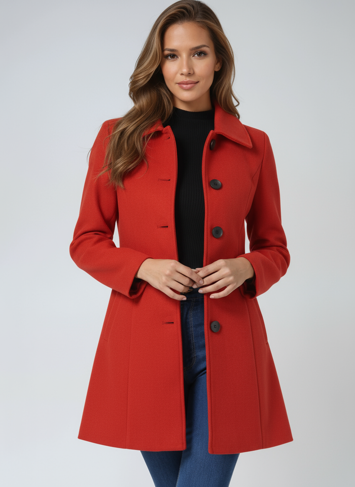 Sophia | Single Breasted Long sleeve Trench Coat