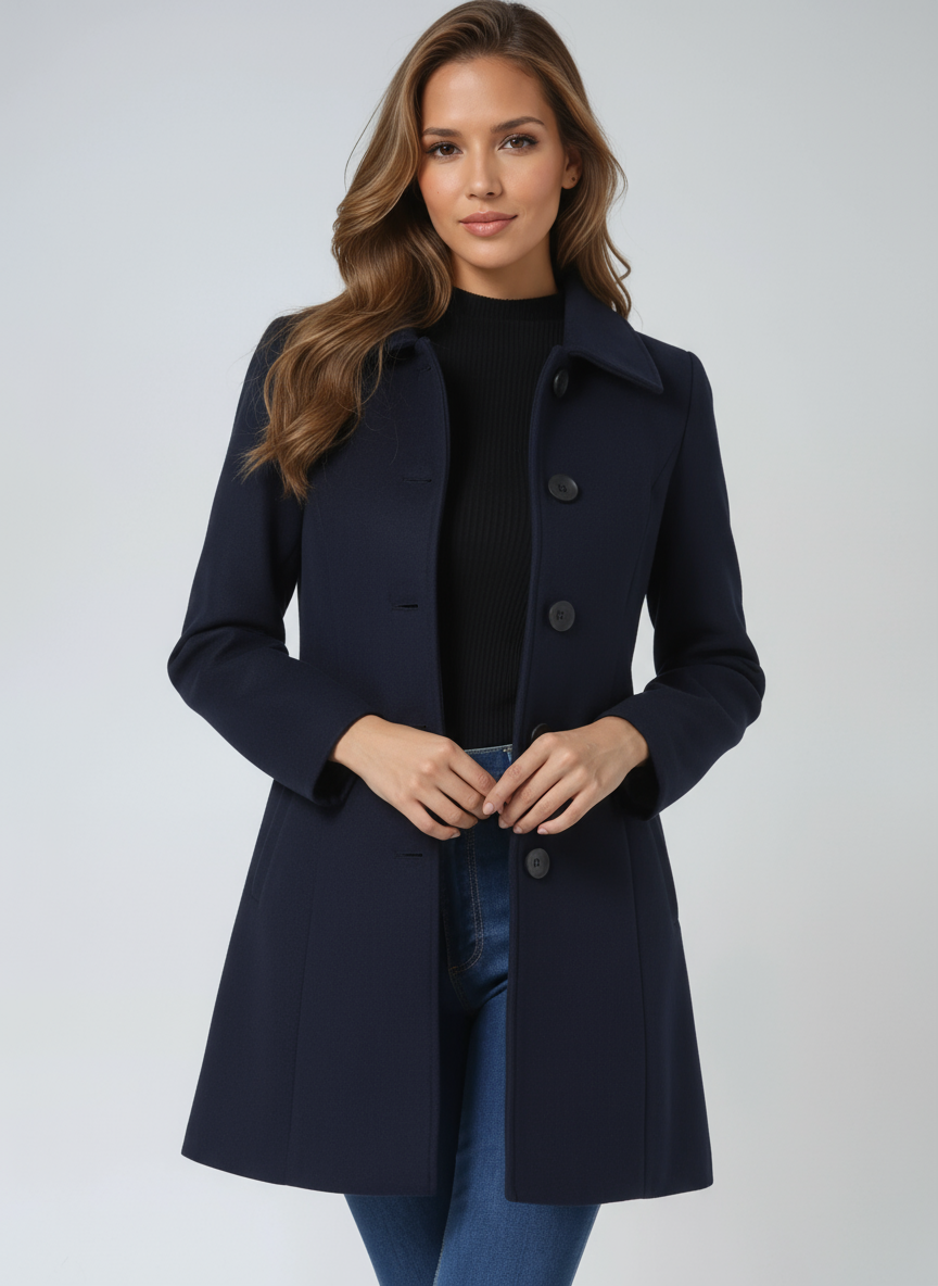Sophia | Single Breasted Long sleeve Trench Coat