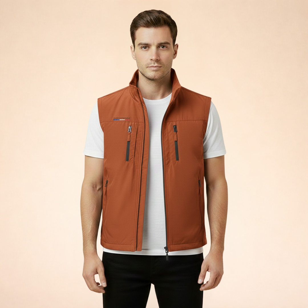 Mens Lightweight Zip Vest