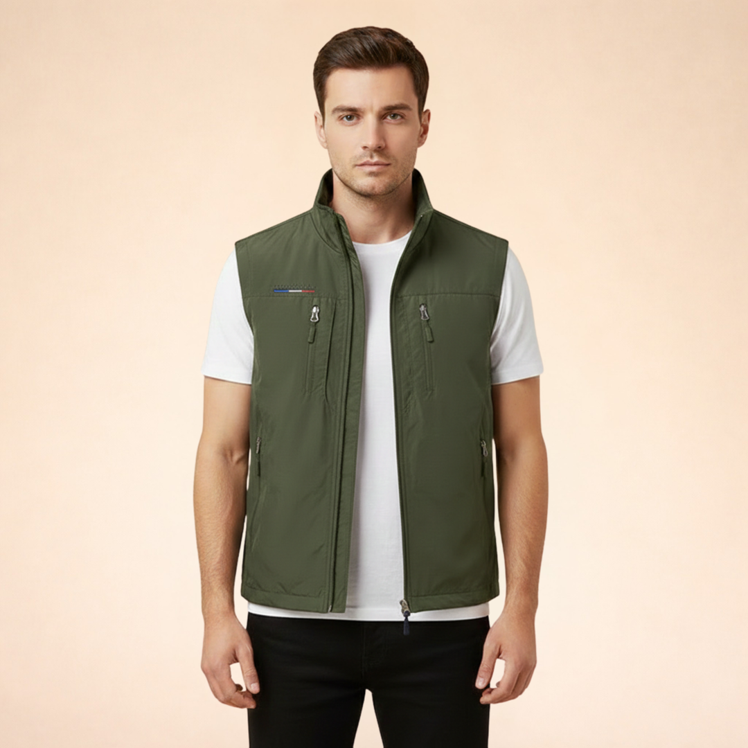 Mens Lightweight Zip Vest