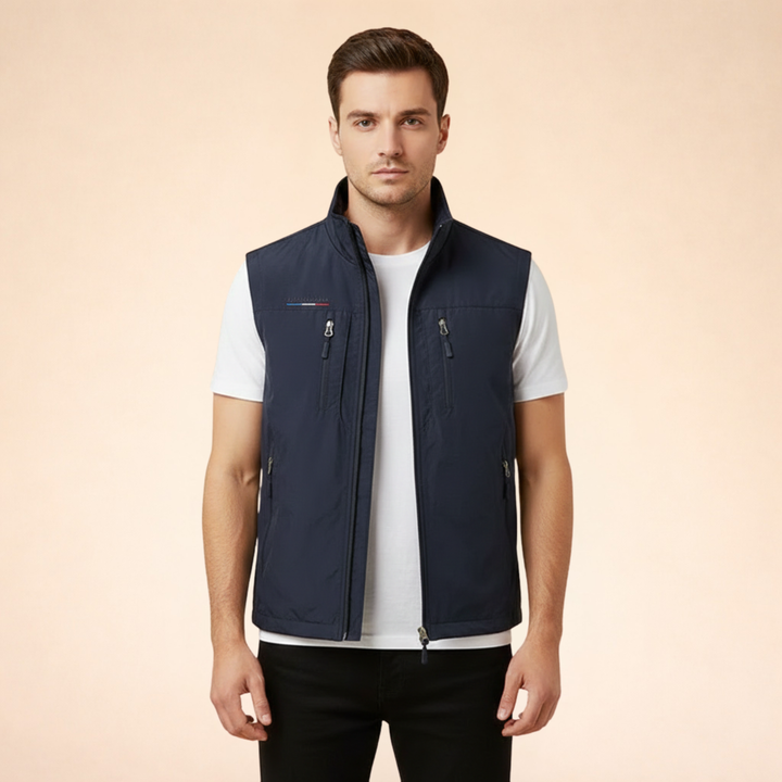 Mens Lightweight Zip Vest