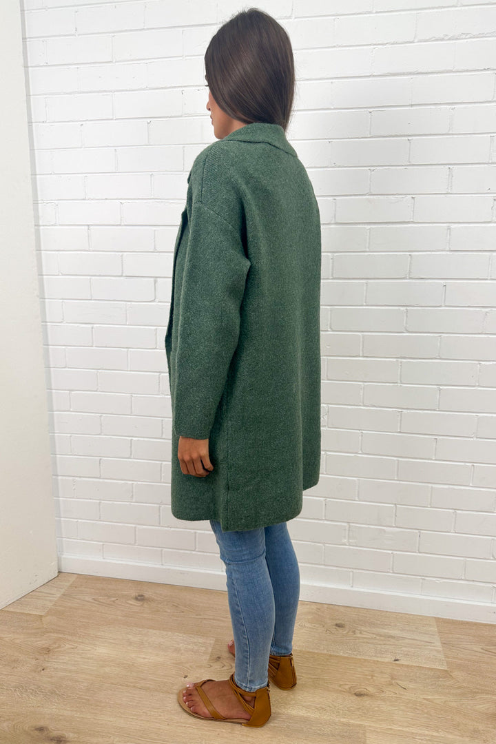 Amelia | Longline Open Front Knit Cardigan