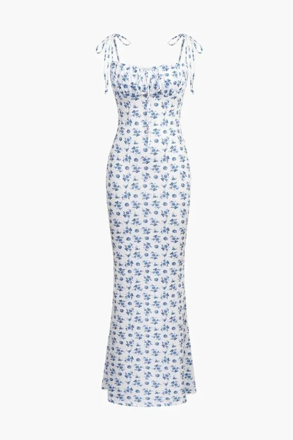 Strappy Floral Maxi Dress for Women