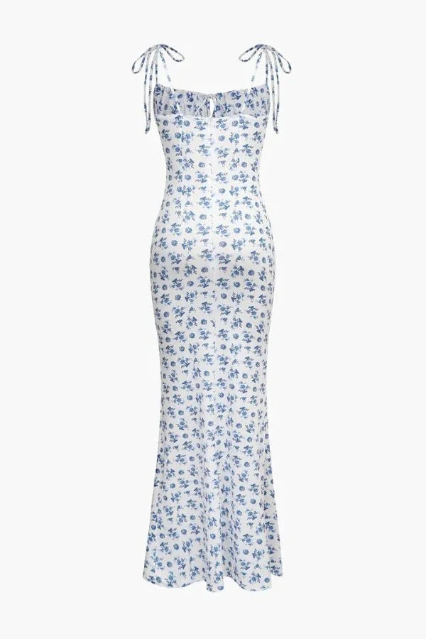 Strappy Floral Maxi Dress for Women