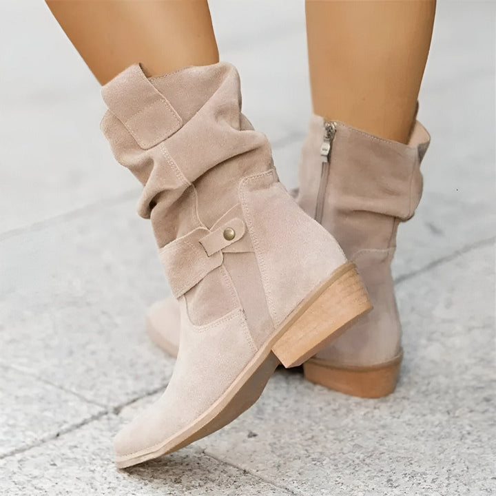 Casual Suede Ankle Boots for Women