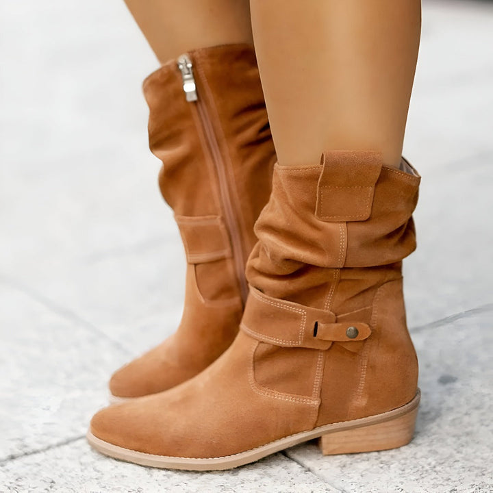 Casual Suede Ankle Boots for Women