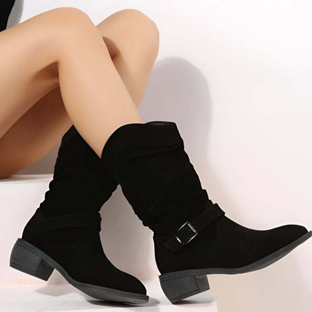 Casual Suede Ankle Boots for Women