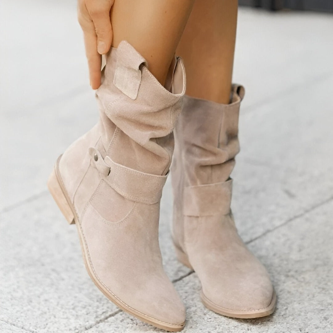 Casual Suede Ankle Boots for Women