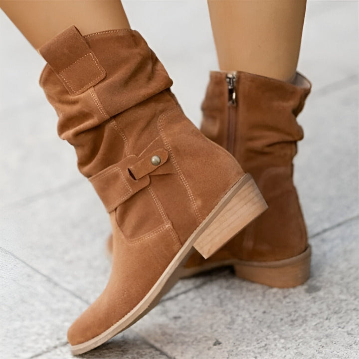 Casual Suede Ankle Boots for Women