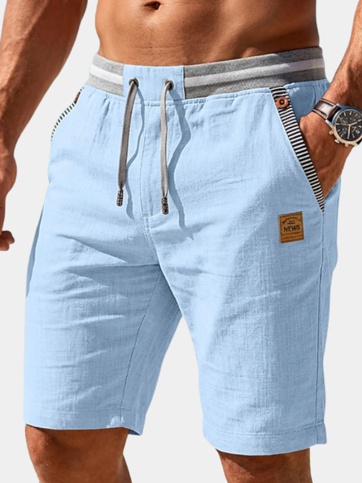 Mens Drawstring Casual Shorts