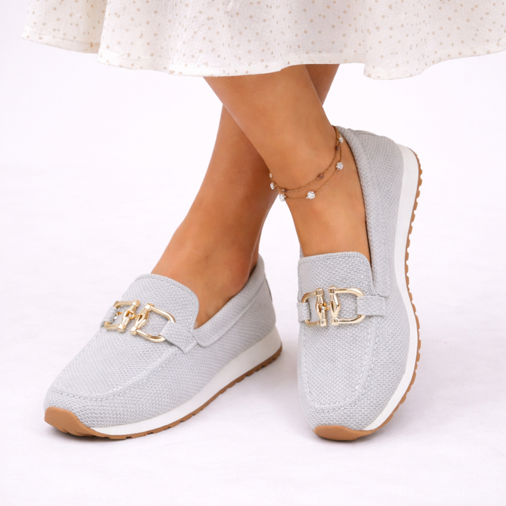 Evie | Lightweight Chain Detail Loafers