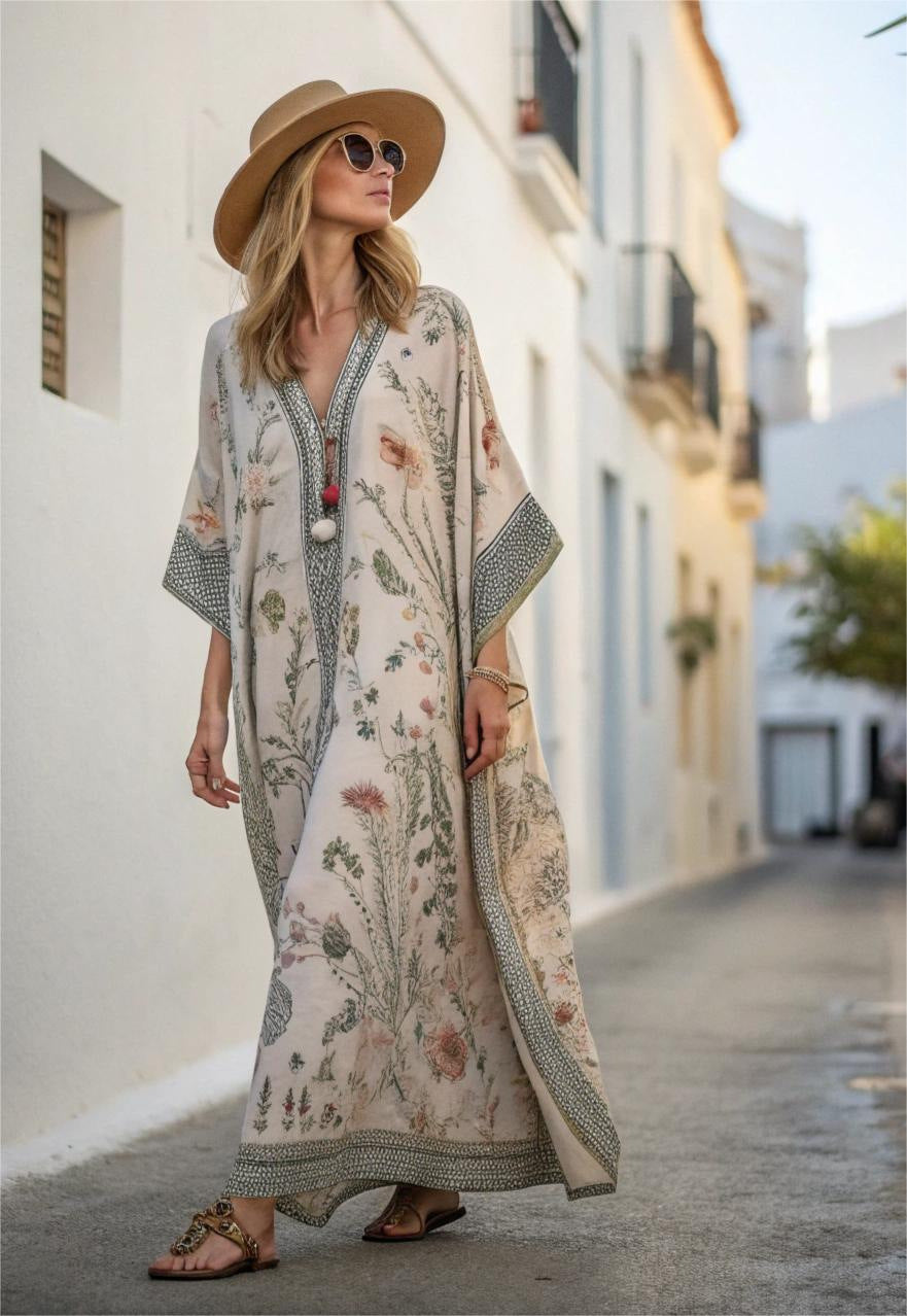 Women's Floral Summer Maxi Dress