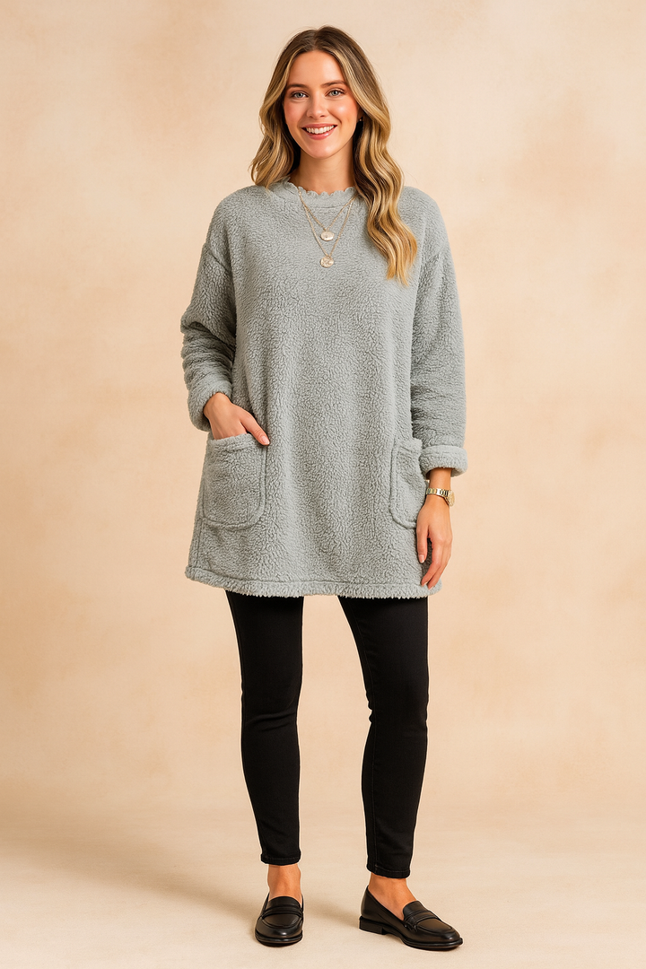 Women's Oversized Fleece Sweater