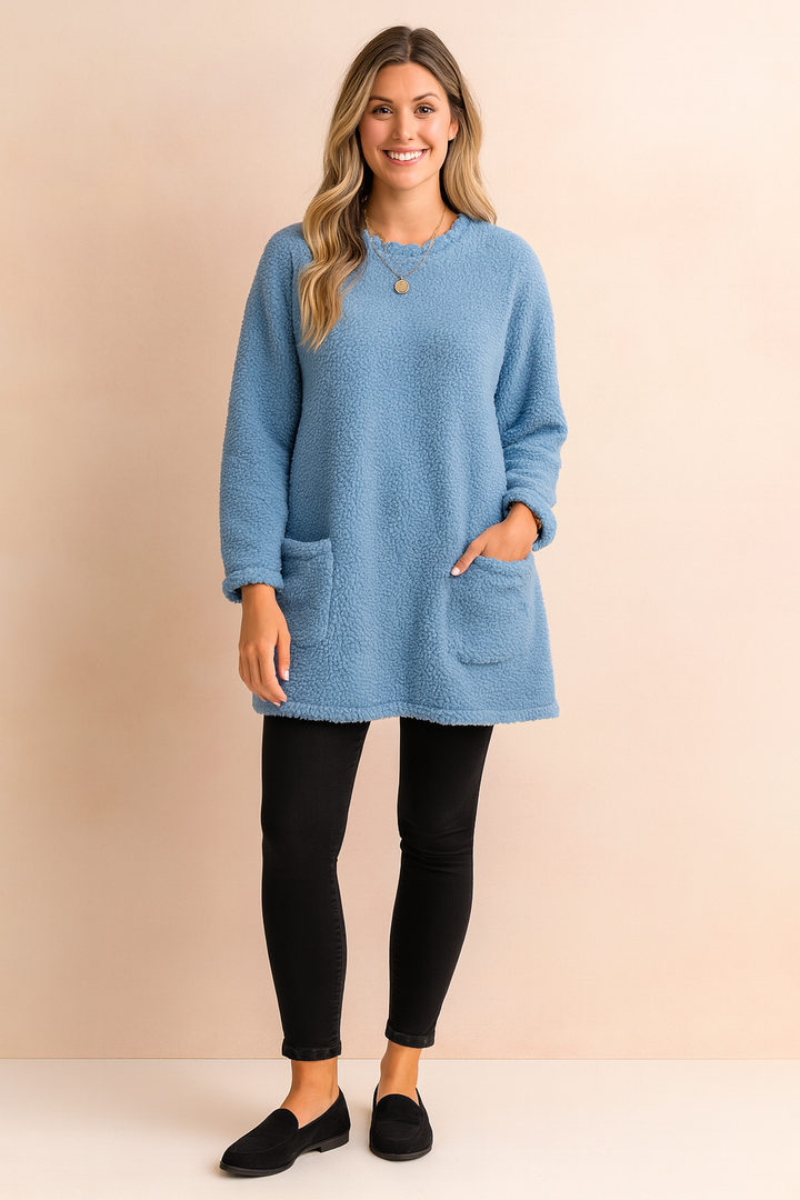 Women's Oversized Fleece Sweater