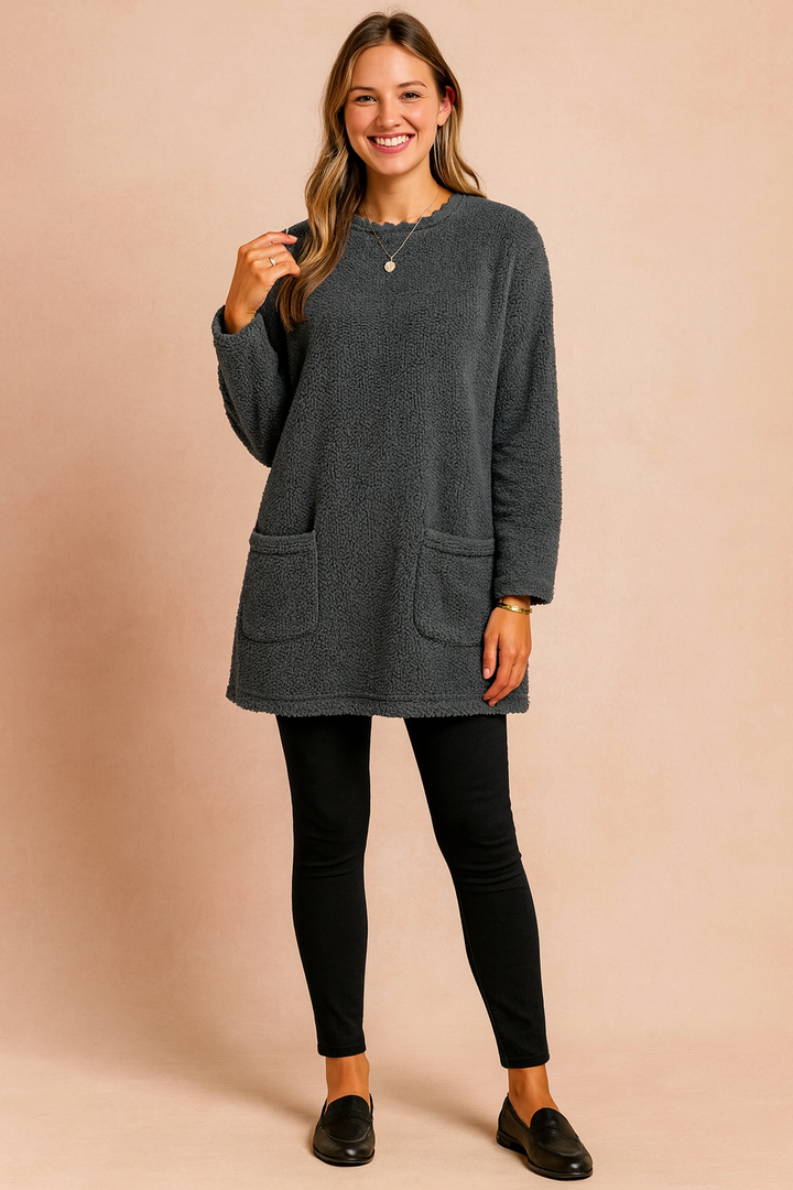 Women's Oversized Fleece Sweater