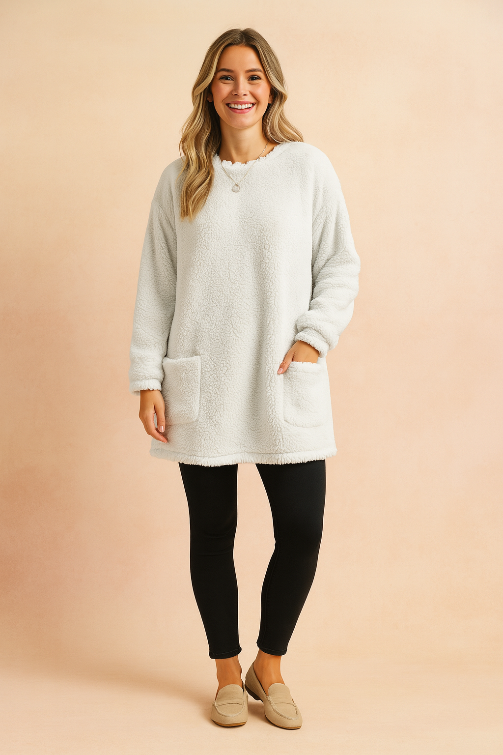 Women's Oversized Fleece Sweater