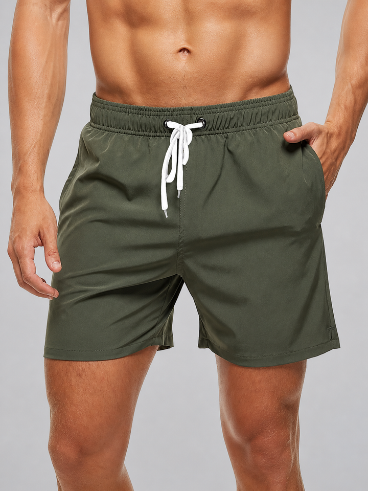 Men's Board Shorts with Drawstring Waist