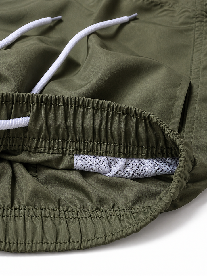Men's Board Shorts with Drawstring Waist