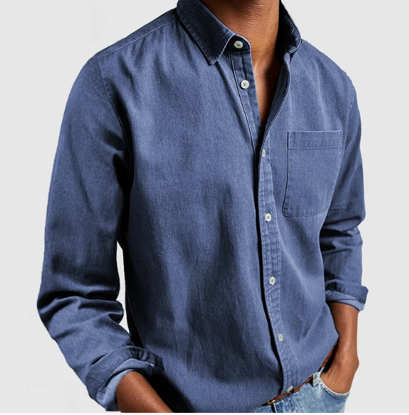 Casual Long Sleeve Button-Up Shirt