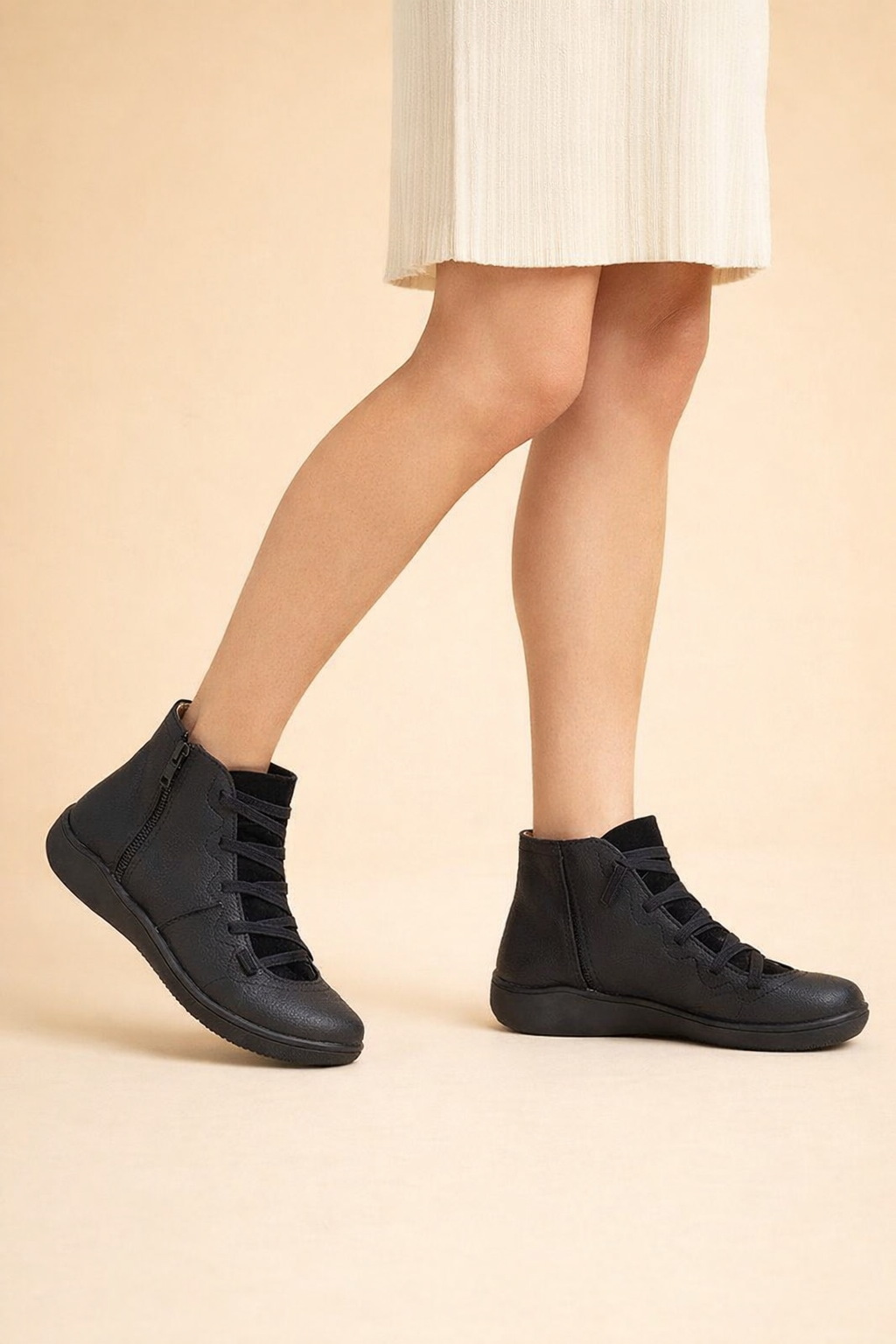 Lace Up Ankle Boots for Women