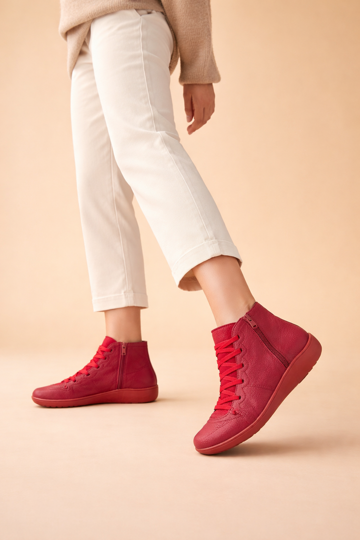 Lace Up Ankle Boots for Women