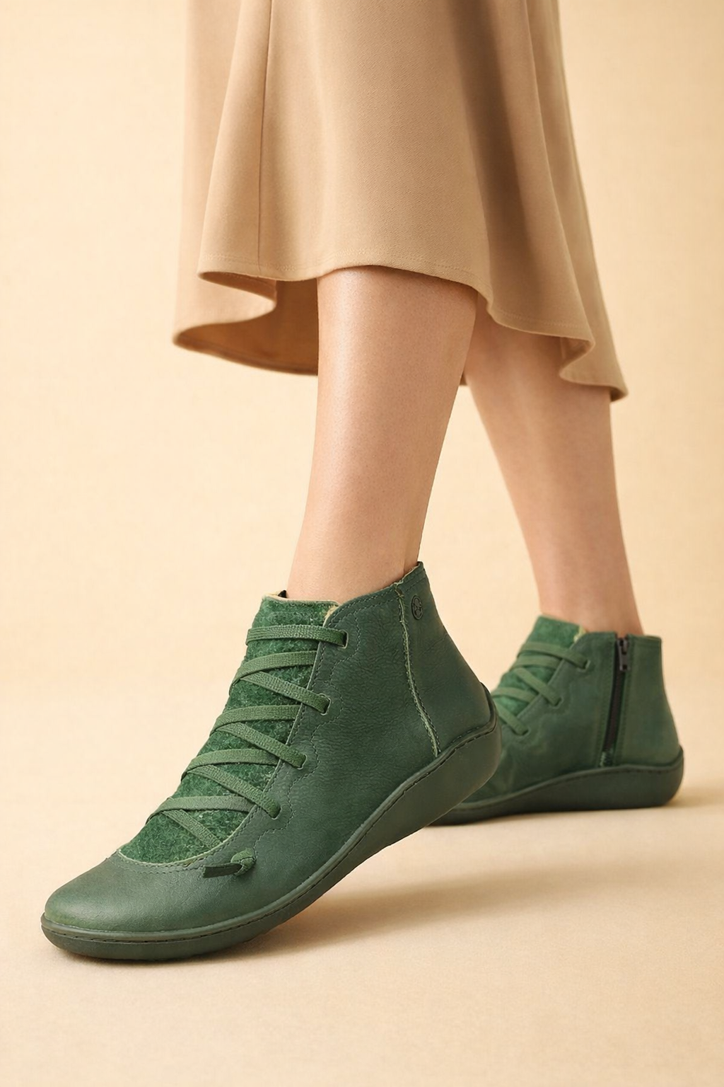Lace Up Ankle Boots for Women