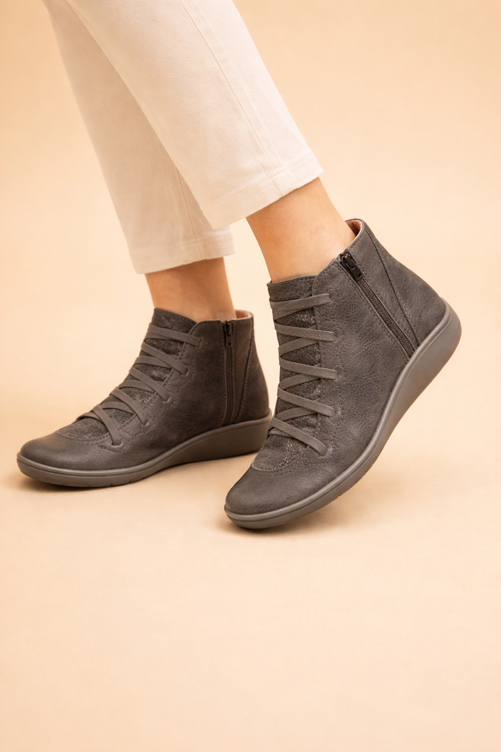 Lace Up Ankle Boots for Women