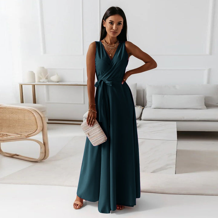 Grace | Satin Wrap Occasion Maxi Dress