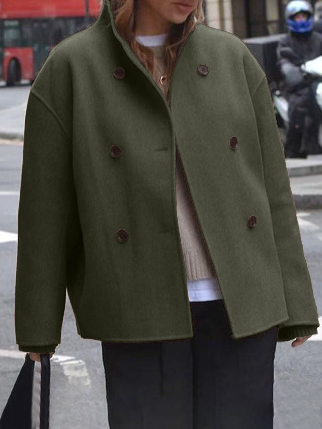 Beatrice | Tailored Double Breasted Wool Coat