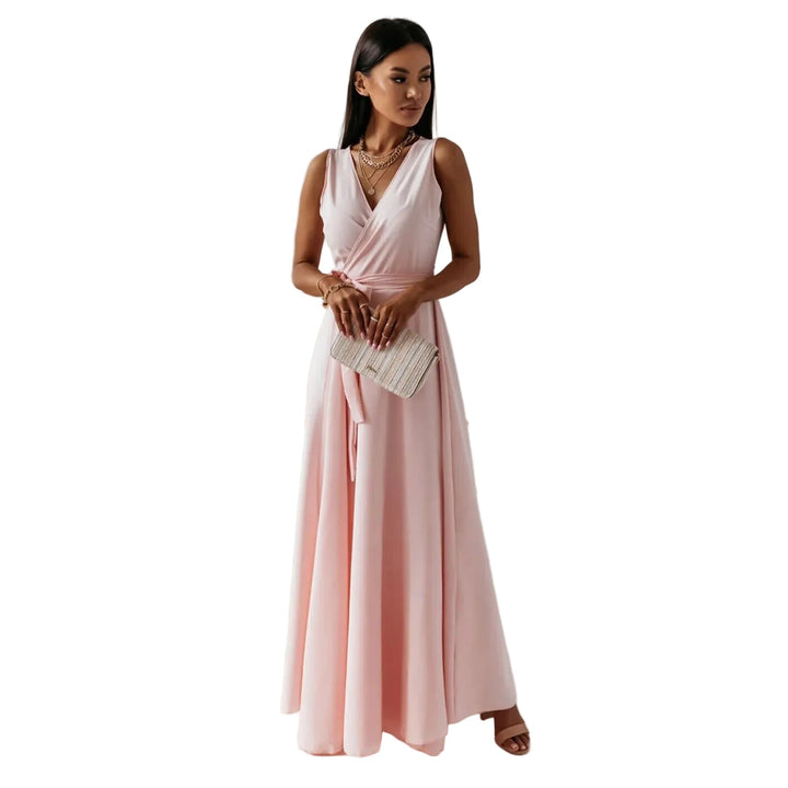 Grace | Satin Wrap Occasion Maxi Dress
