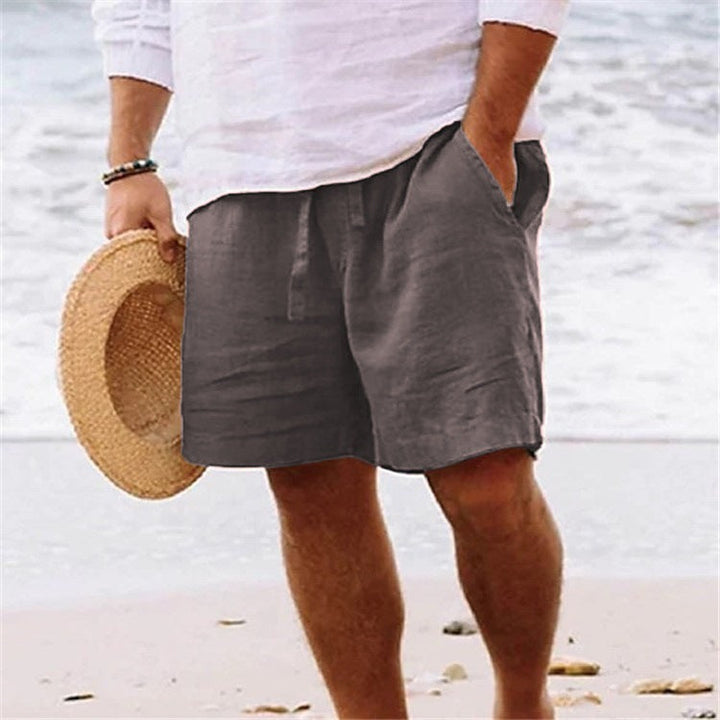 Men's Casual Beach Linen Shorts