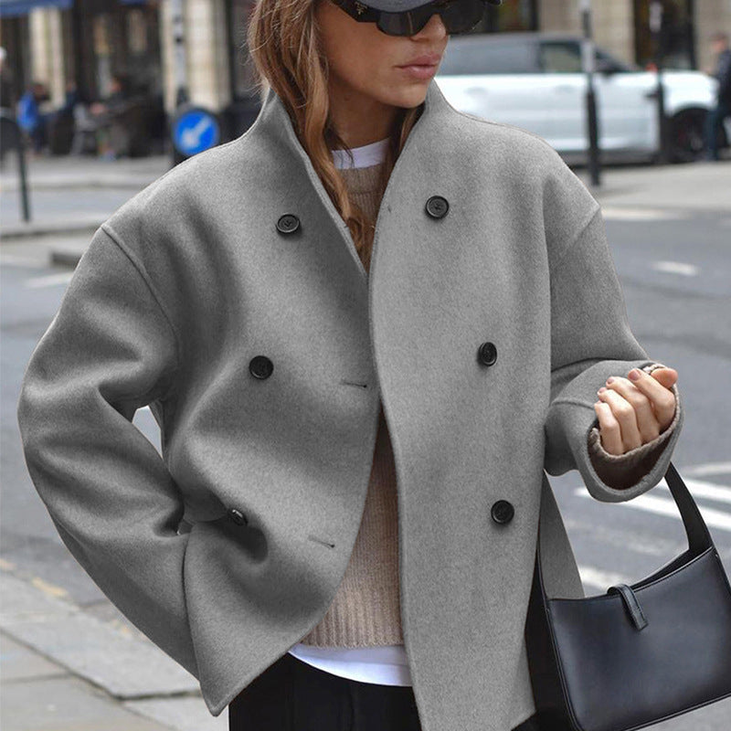 Beatrice | Tailored Double Breasted Wool Coat