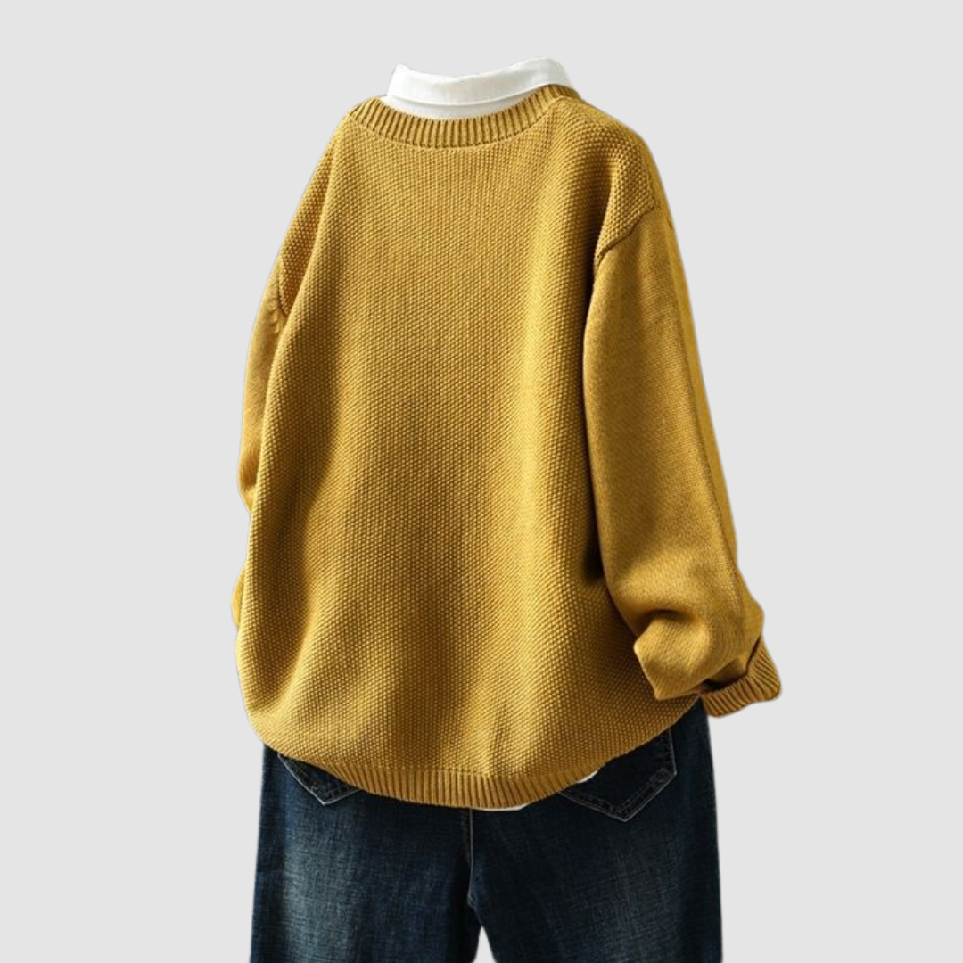 Maeva | Textured Button Front Knit Cardigan