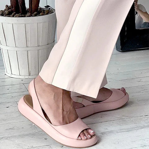 Clara | Cushioned Platform Walking Sandals