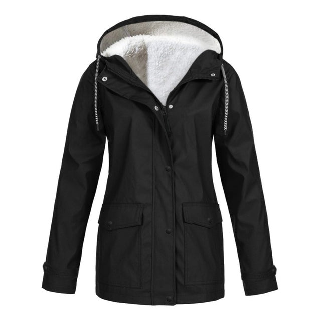 Grace | Waterproof Fleece Lined Hooded Jacket