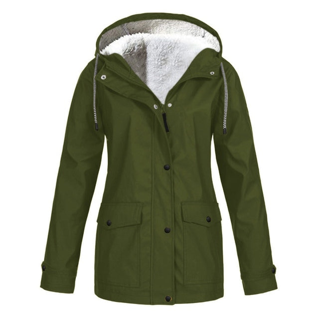 Grace | Waterproof Fleece Lined Hooded Jacket